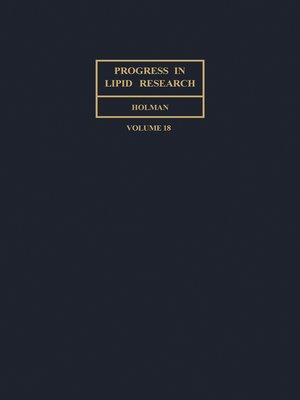 cover image of Progress in Lipid Research, Volume 18